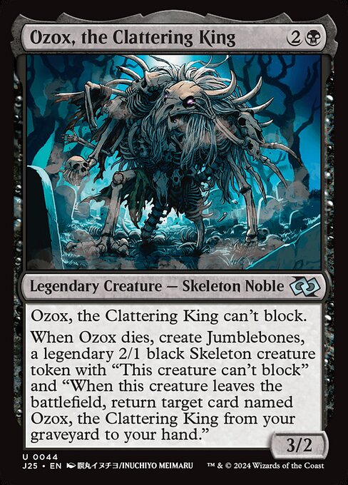 Ozox, the Clattering King (J25)