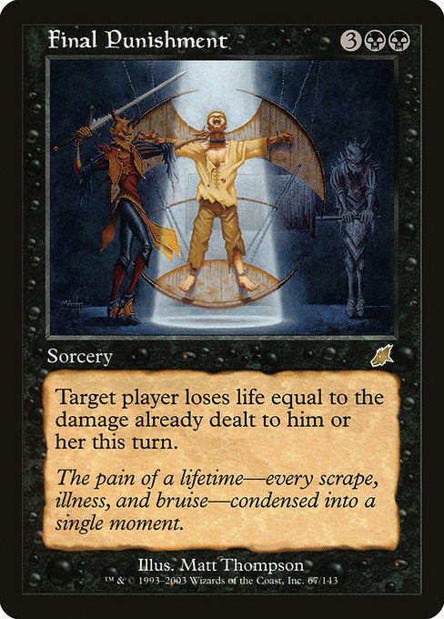 Final Punishment (SCG #67)