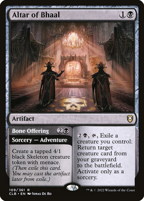 Altar of Bhaal // Bone Offering (CLB)