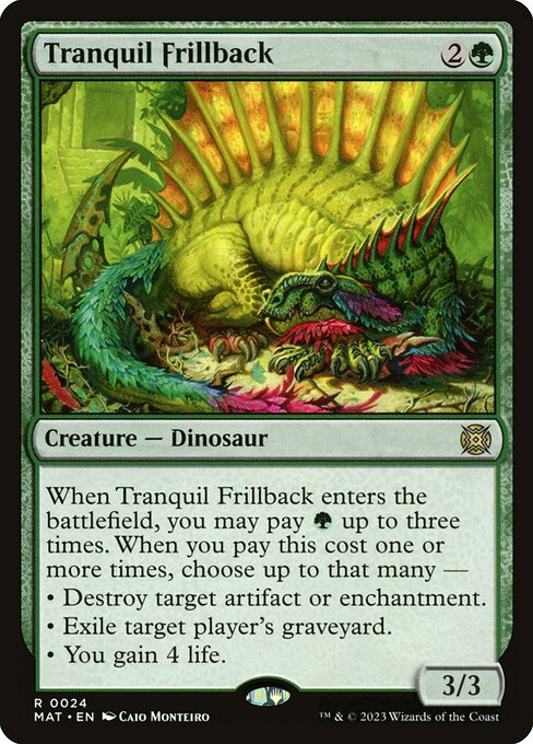 Tranquil Frillback (MAT)