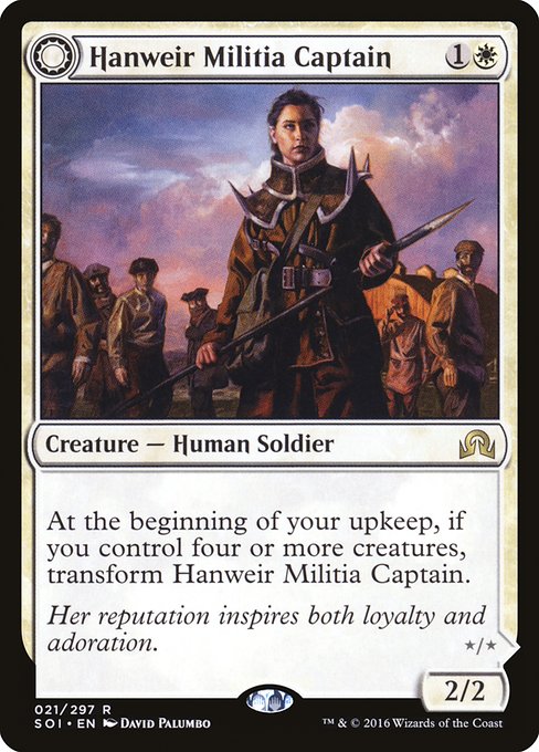 Hanweir Militia Captain // Westvale Cult Leader (SOI #21)