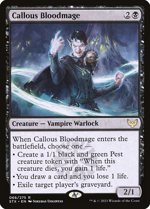 Callous Bloodmage (STX)