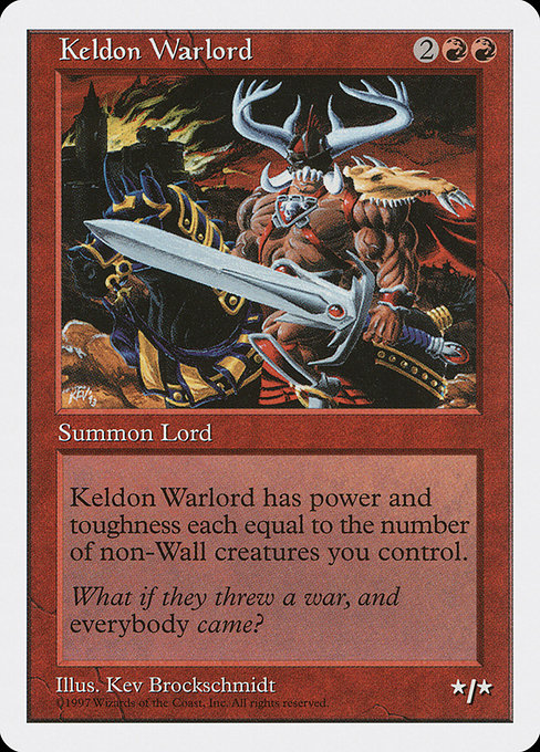 Keldon Warlord (5ED #247)