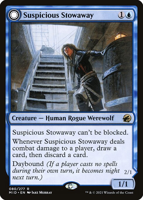 Suspicious Stowaway // Seafaring Werewolf (MID)
