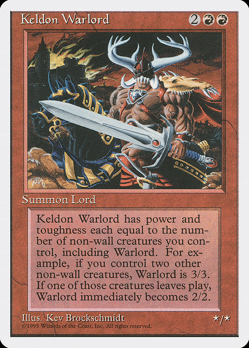 Keldon Warlord (4ED #207)