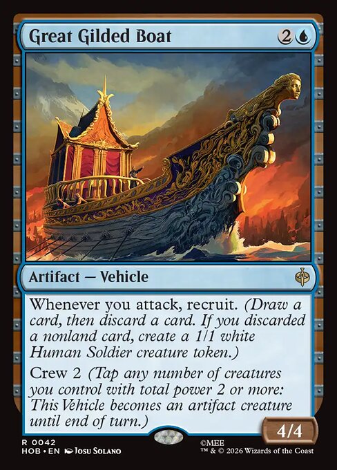 Great Gilded Boat (HOB)