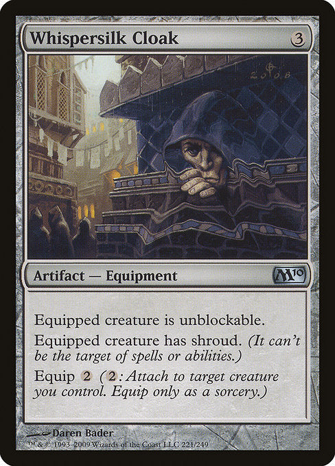 Whispersilk Cloak (M10 #221)