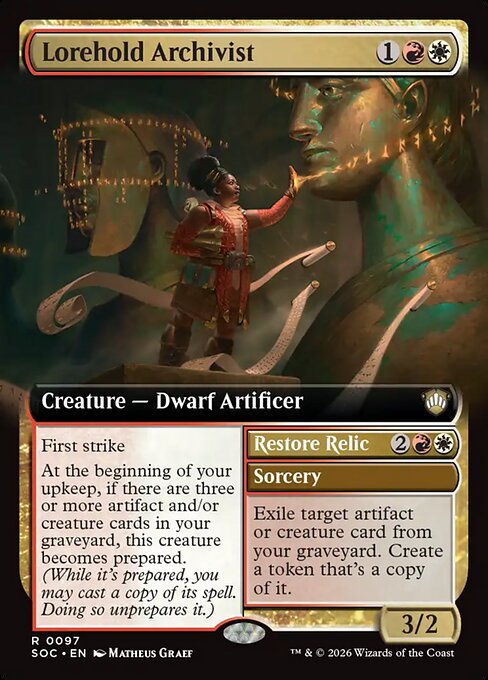 Lorehold Archivist // Restore Relic (SOC #97)