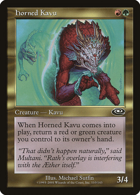 Horned Kavu (PLS #110)