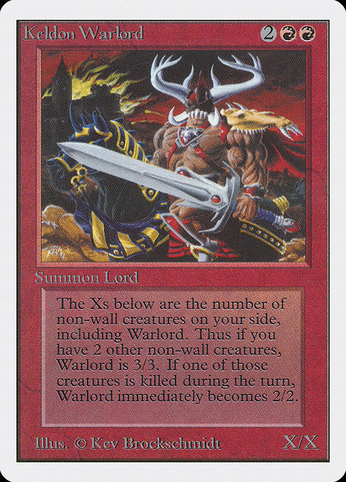 Keldon Warlord (2ED #161)