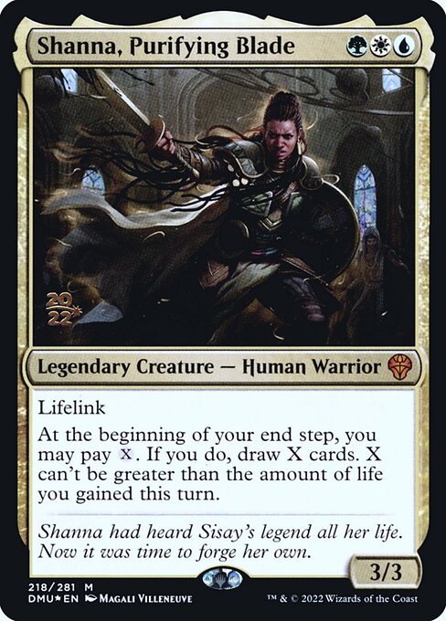 Shanna, Purifying Blade (PDMU)